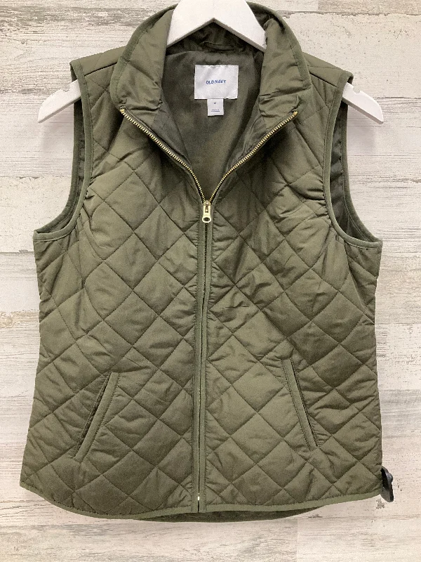 Vest Puffer & Quilted By Old Navy In Green, Size: M