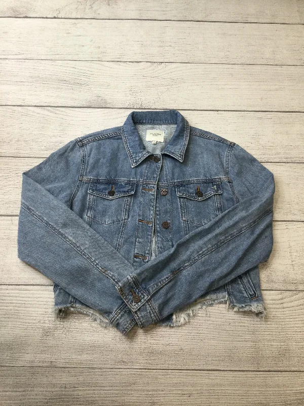 Jacket Denim By Hidden In Blue, Size: L