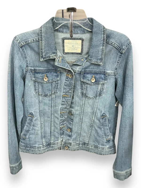 Jacket Denim By Sonoma In Blue Denim, Size: M