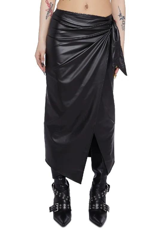 Women's Holiday Apparel Seasonal Clearance Subterranean Party Wrap Skirt