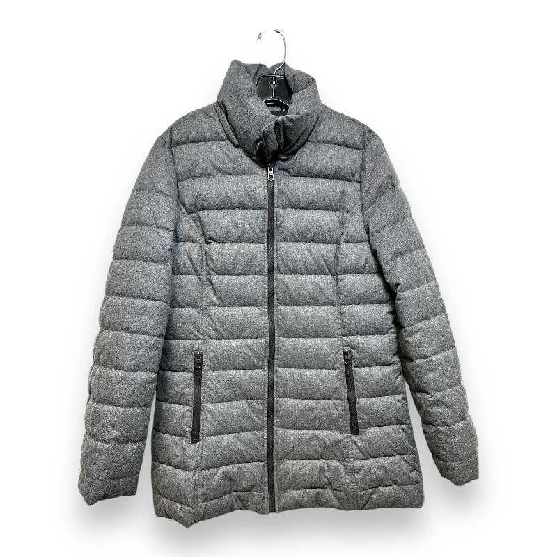 Coat Puffer & Quilted By Nautica In Grey, Size: M