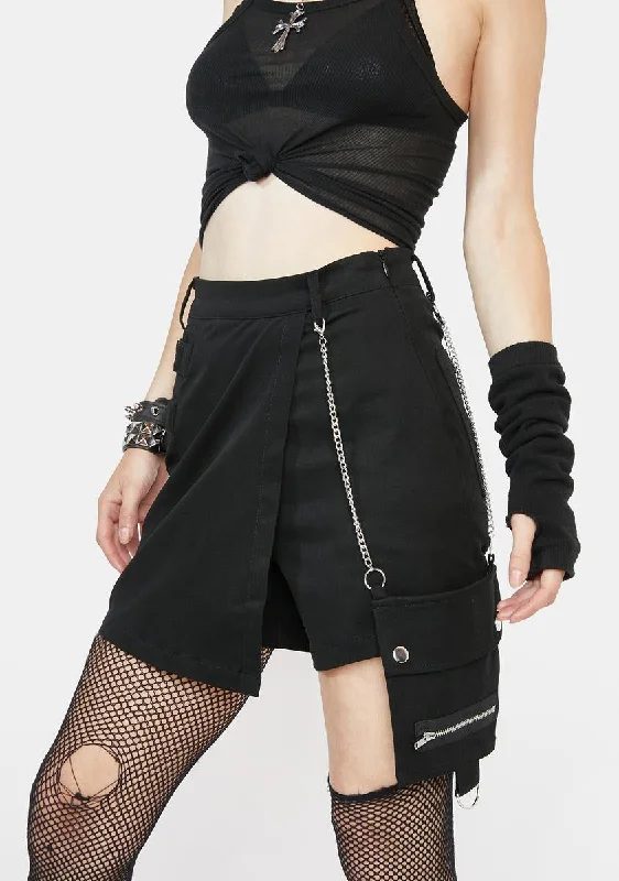 Women's Activewear Apparel Special Offers Punk Morpho Drill Skort