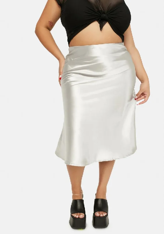 Women's Seasonal Clothes Crazy Price Slashing Plus Mercury Look The Part Midi Skirt