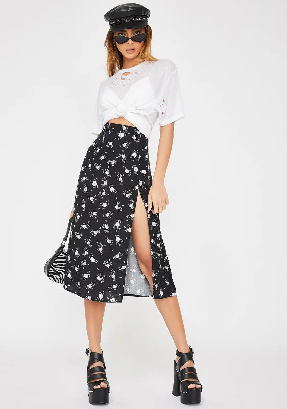 Women's Trendy Casual Outfit Romantic Chic Deals Wild Tulip Saika Skirt