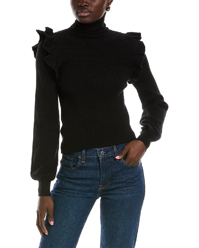 Women's Plus-Size Clothes Ride The Style Wave Brook + Lynn Turtleneck Sweater