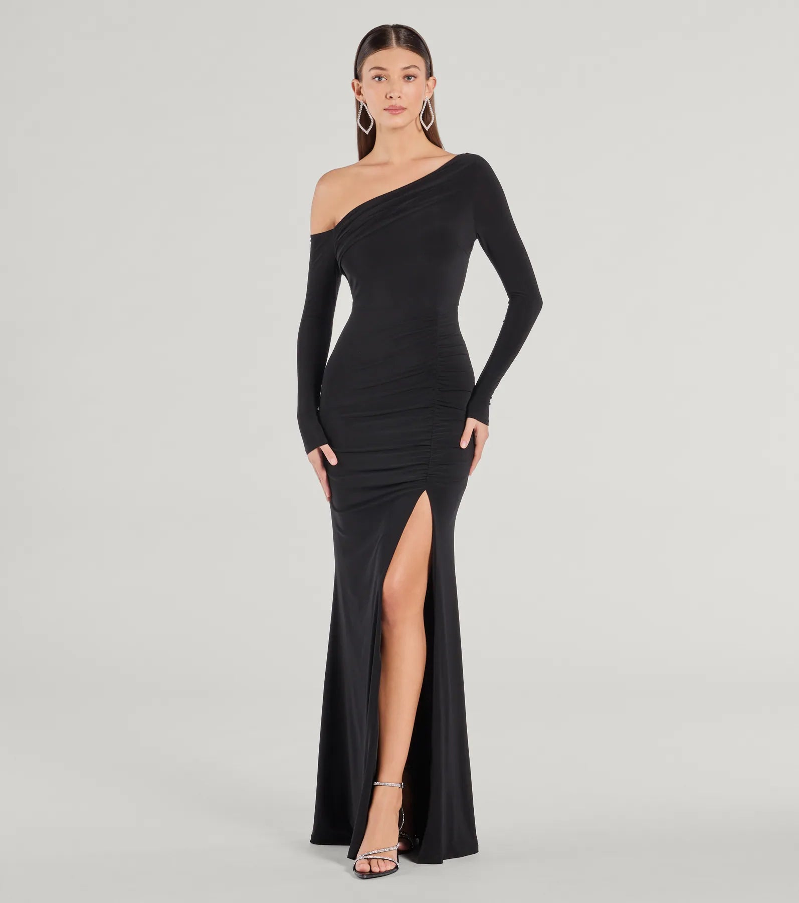 Women's Casual Attire Limited Time Offer Vanessa One-Shoulder Mermaid Formal Dress