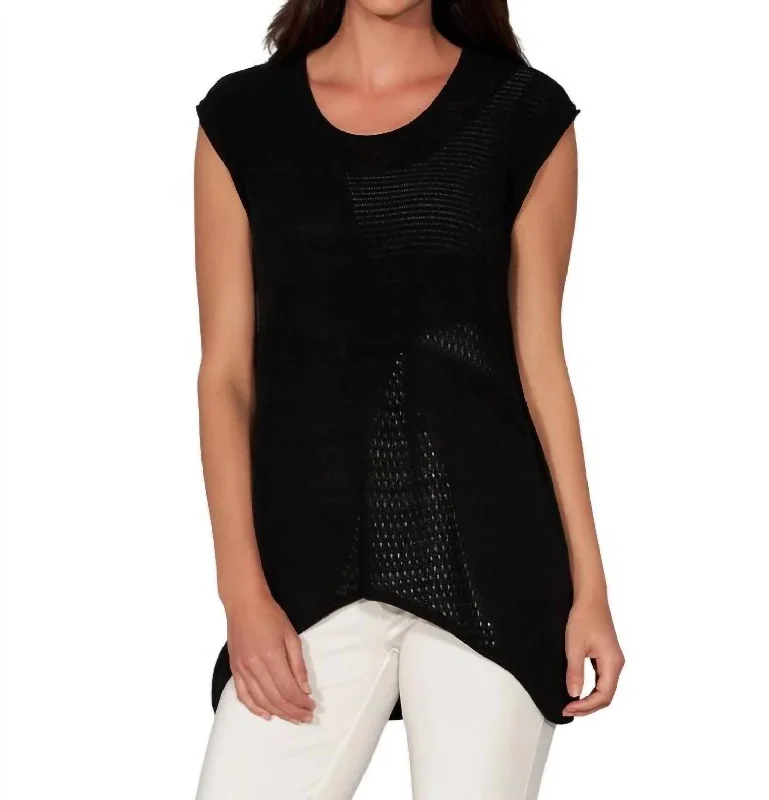 Women's Vintage Attire Exclusive Deals Online Starburst Top In Black