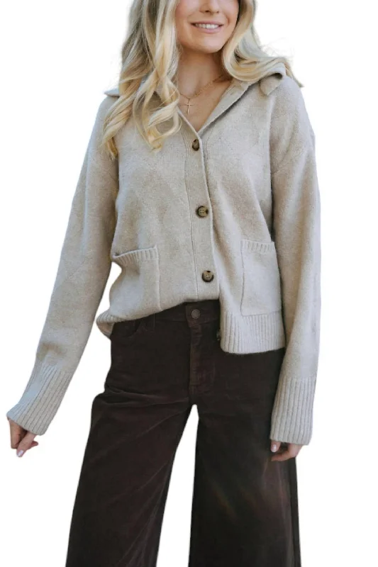 Women's Charming Outfit For Events Feminine Luxe Style Sale Delphine Cardigan In Moonstruck