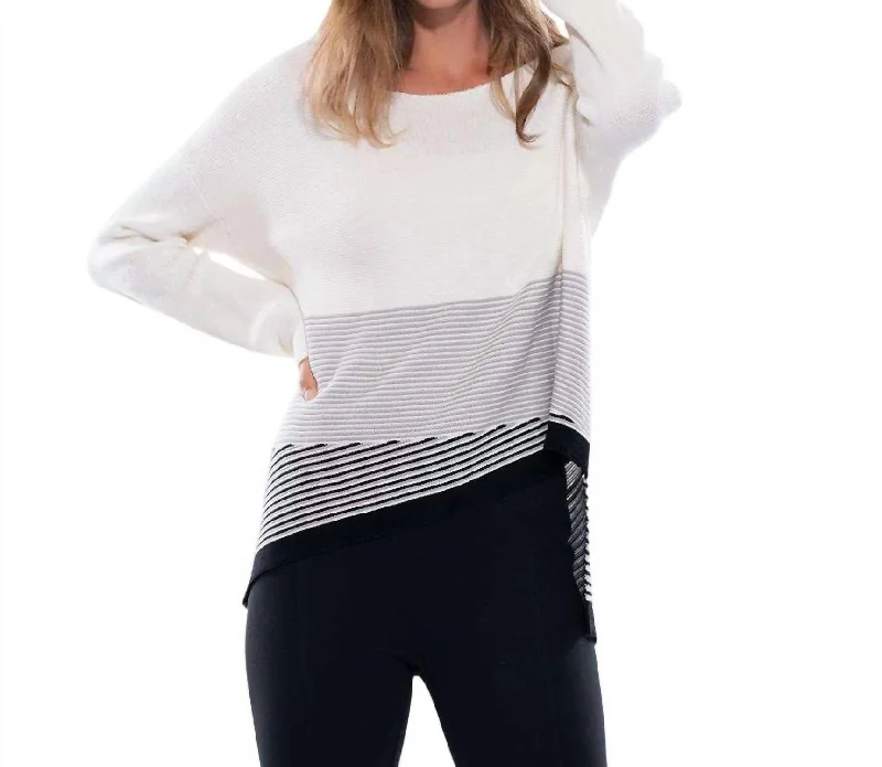 Women's Everyday Attire Inspired By You, Designed For You Screen Saver Sweater In Soft White