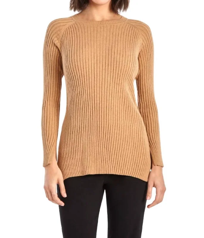 Stylish Outerwear Clothes For Women Trendy Pulse Starliner Sweater In Tan