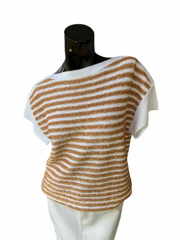 Women's Clothing Unleash Your Trendy Side Women's Pullover Sweater In Caramel