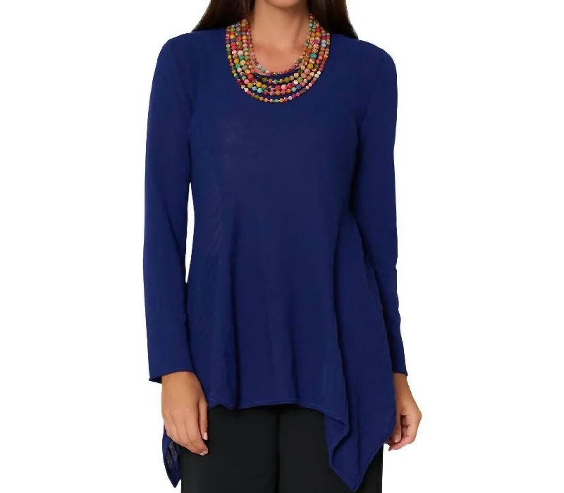 Chic Women's Garments Season Offer Just Right Sweater In Royal Blue