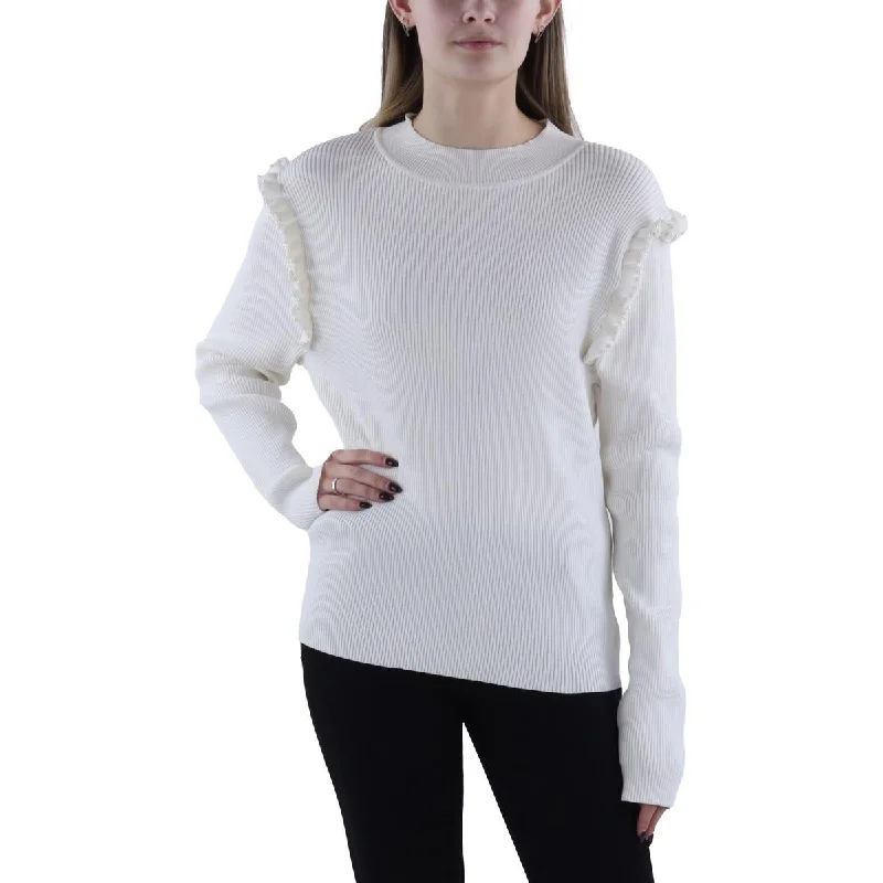 Charming Everyday Clothing For Women Boutique Styles Womens Embellished Mock Neck Pullover Sweater