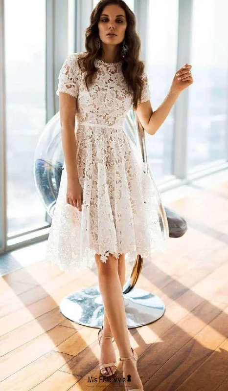 Women's Clothes For Work Seasonal Clearance Short Bohemian Wedding Dress