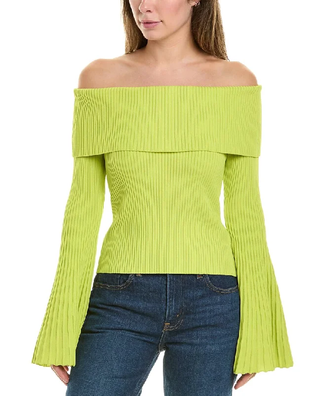 Women's Casual Wear Clothing Day-To-Night Styles BCBGMAXAZRIA Off Shoulder Sweater