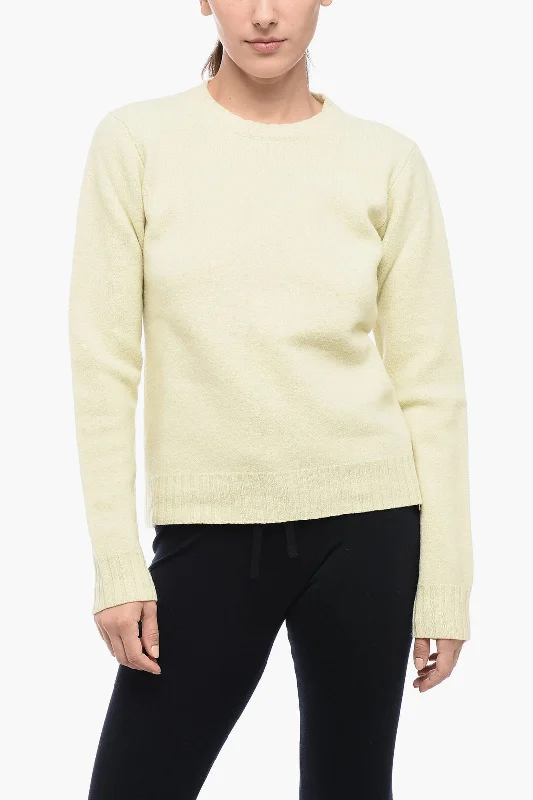 Women's Classic Outfit Playful Fashion Offers Jil Sander Crew Neck HARMONY Wool Pullover