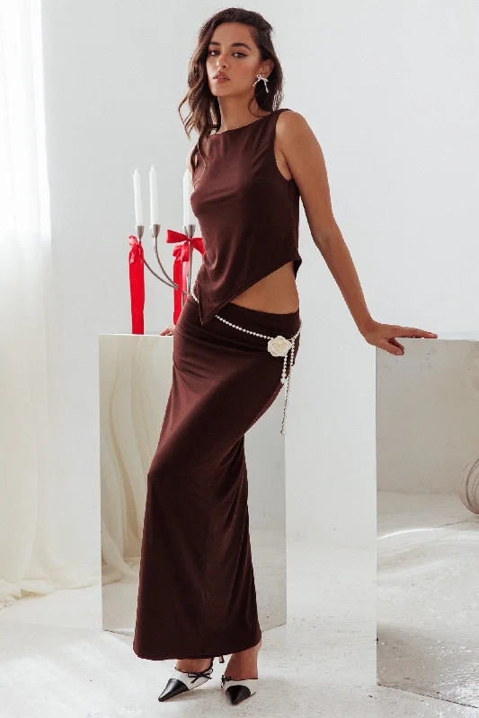 Stylish Clothes For Women Fashionista Favorites Palos Verdes Skirt Chocolate