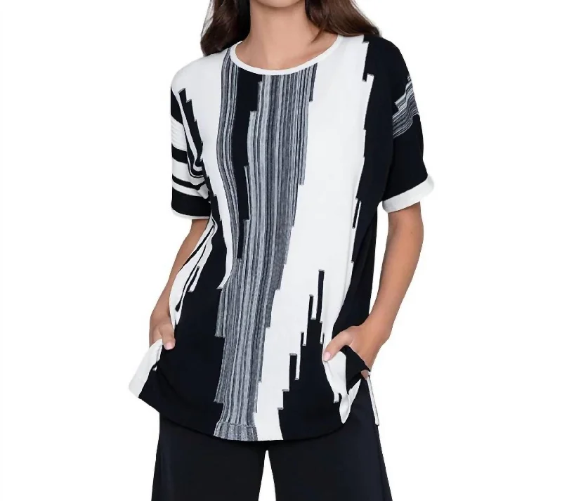 Affordable Luxury Women's Garments Insane Discount Onslaught Instant Chic Sweater In Black/soft White