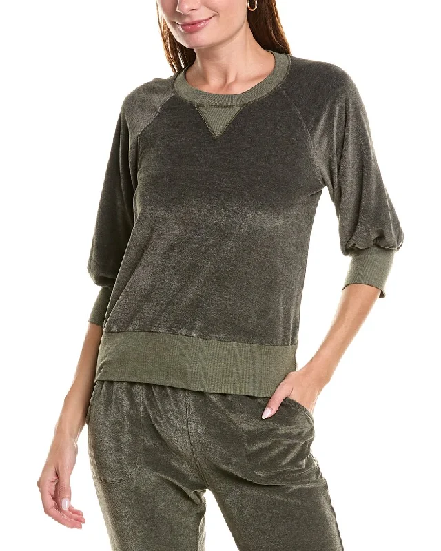 Affordable Luxury Women's Garments Low Price Special LA MADE Charming Velour Pullover