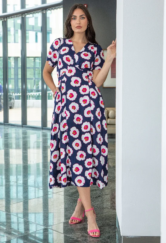 Women's Seasonal Attire Fashionista Sale Poppy Print Dress