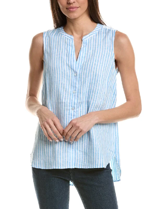 Unleash Your Fashion Tommy Bahama Ocean Surf Stripe Linen Top