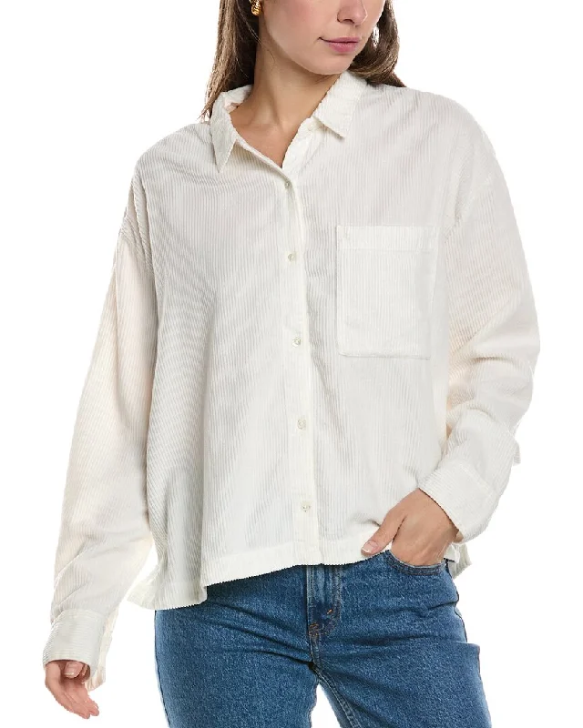 Vintage-Inspired Style Offers James Perse Light Corduroy Shirt