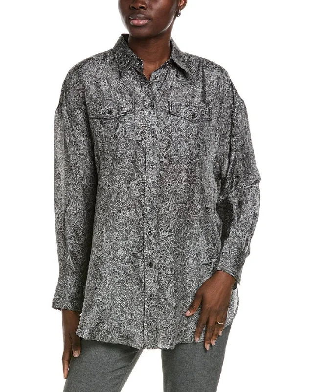 Enjoy Discount Brunello Cucinelli Silk Shirt