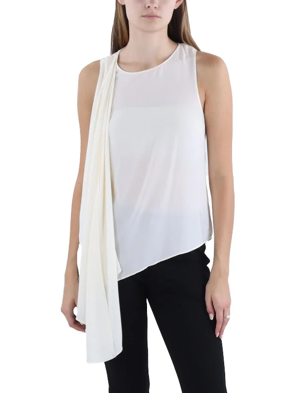 Budget-Friendly Fashion Womens Wrap Woven Top Shell