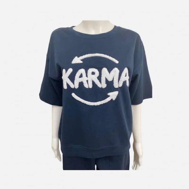 Buy More, Save More Karma Top In Navy