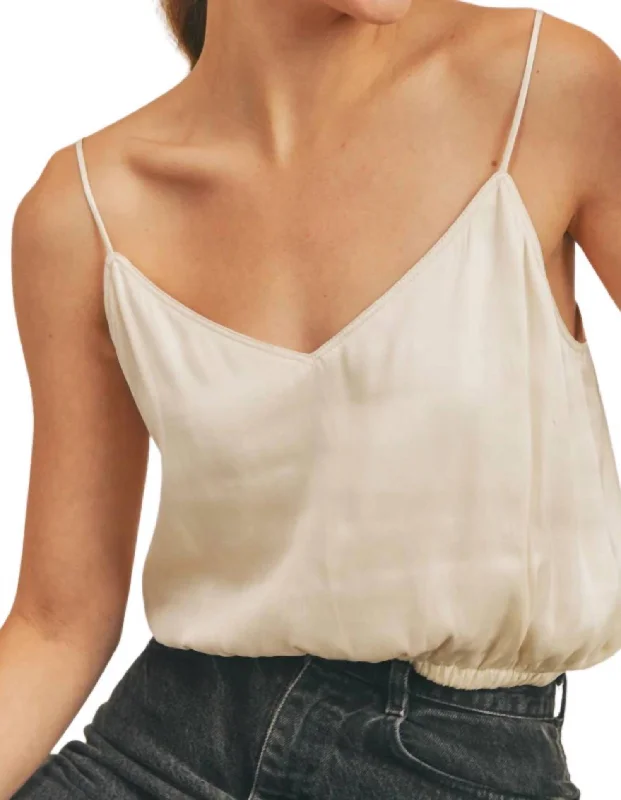 Special Offers Silky Amore Top In Cream