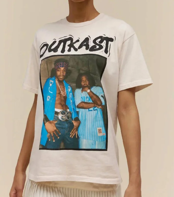 End Of Season Sale Outkast Photo Shirt In White