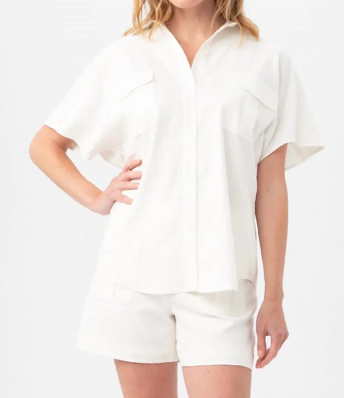 Special Offers, Don't Miss Vara Top In Whitewash