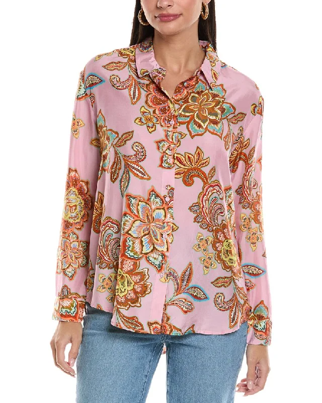 Limited Time Deal Johnny Was Silk Shirt