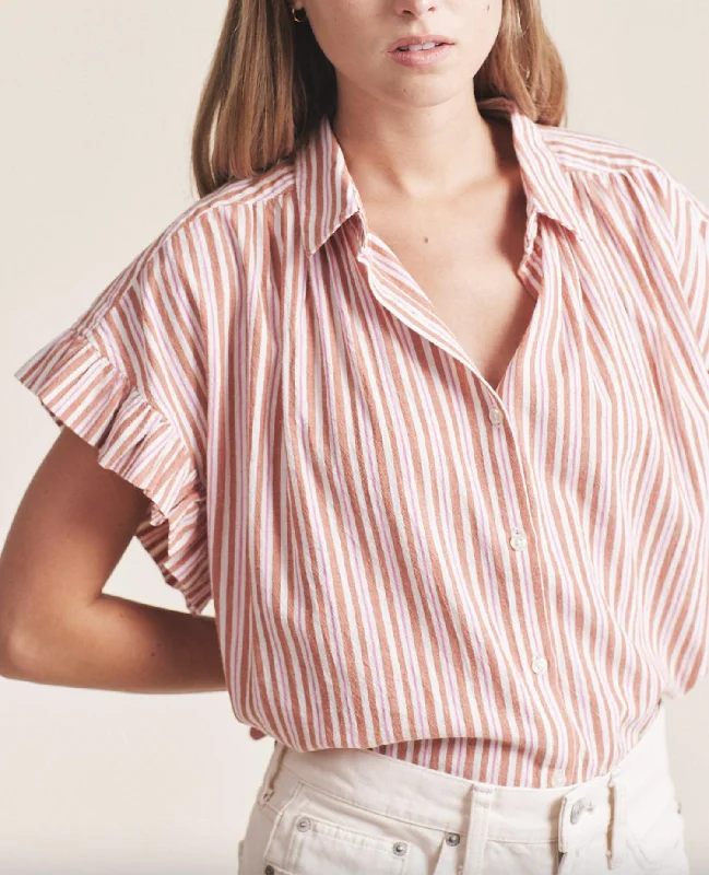 Luxury Casual Deals Marianne B Top In Tanner Stripe