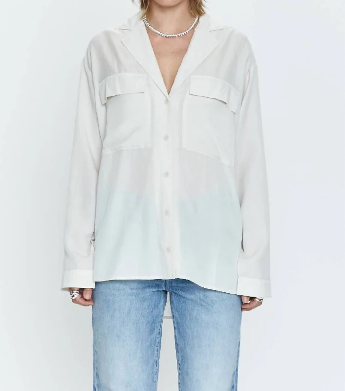 Seasonal Trends Irene Top In Bone