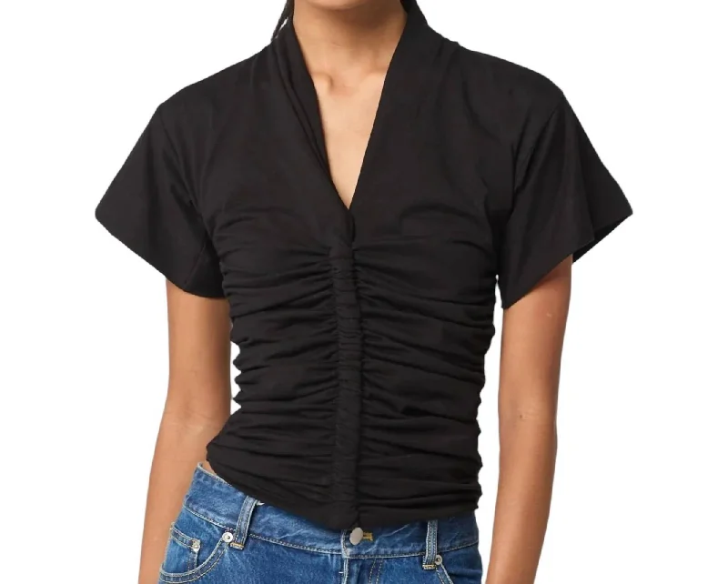 Fashion Essentials Penelope Shirt In Black