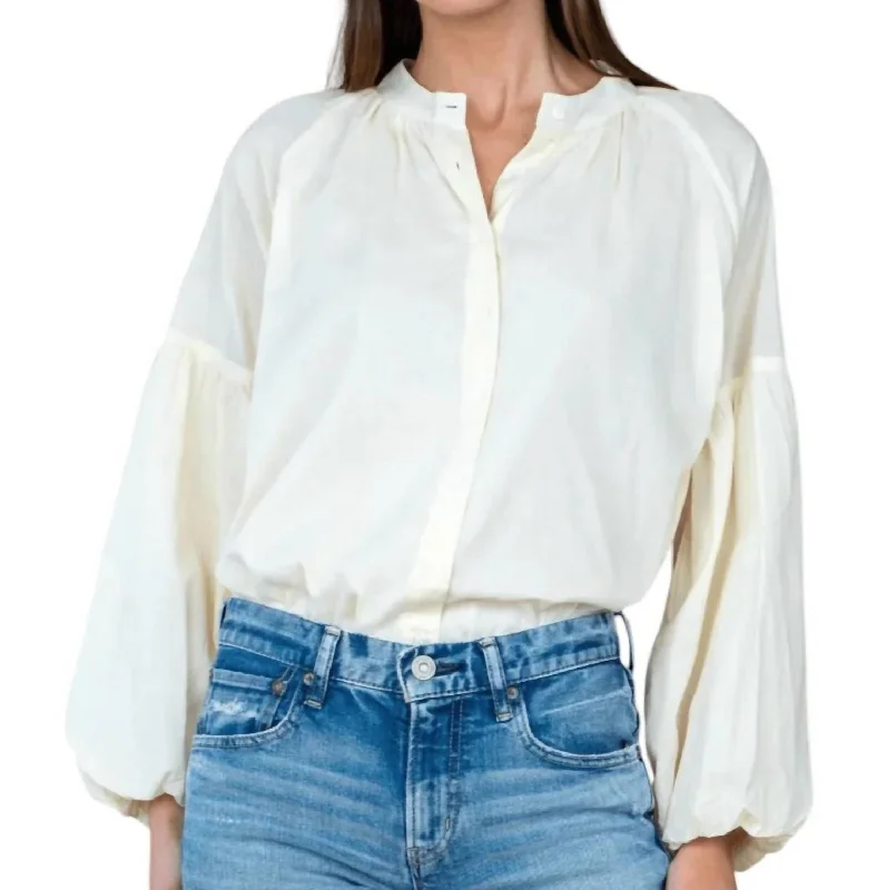 Fresh Fashion Discounts Emory Top In Cream