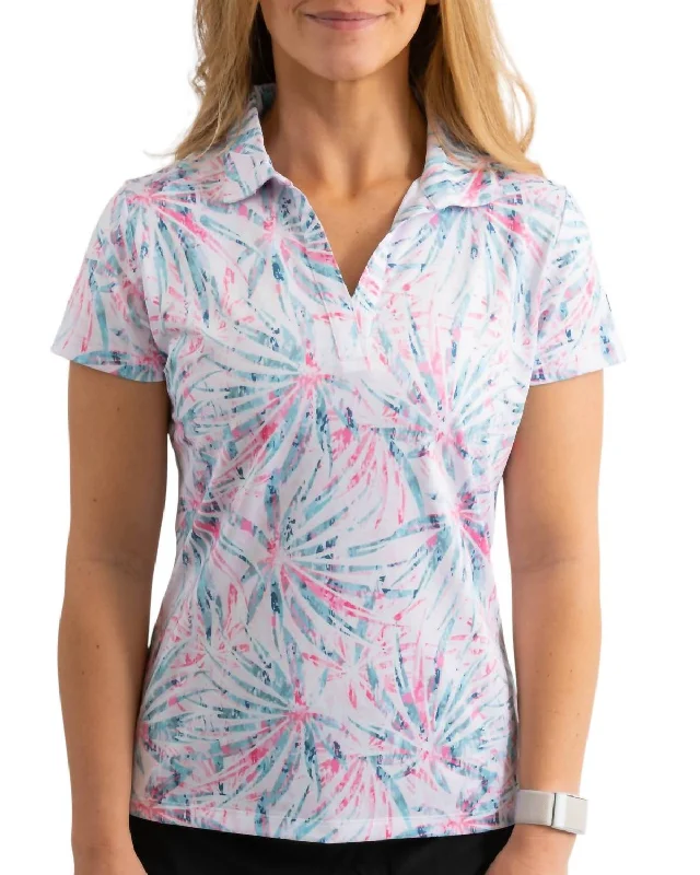 Crazy Price Slashing Women's Golf Polo In Fairway Fiesta