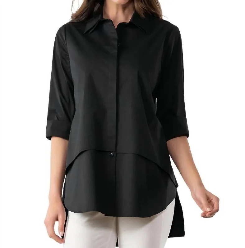 Snag Fabulous Fashion Bargains Twice As Nice Shirt In Black