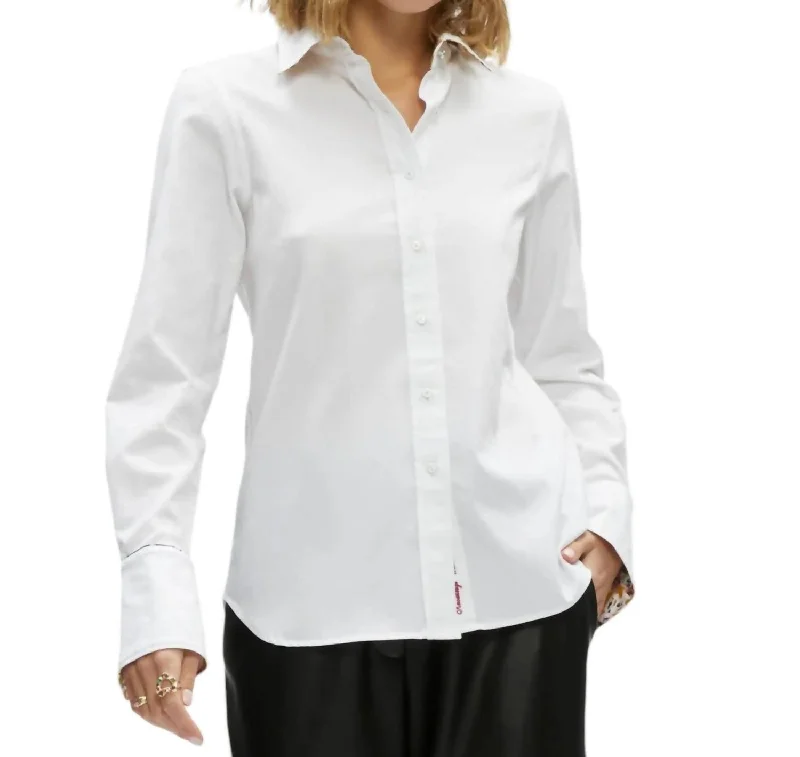 Unleash Your Fashion Priscilla Shirt In White