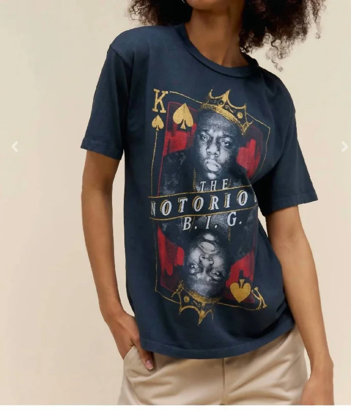 Massive Selection Sale Biggie King Of Spades Shirt In Navy