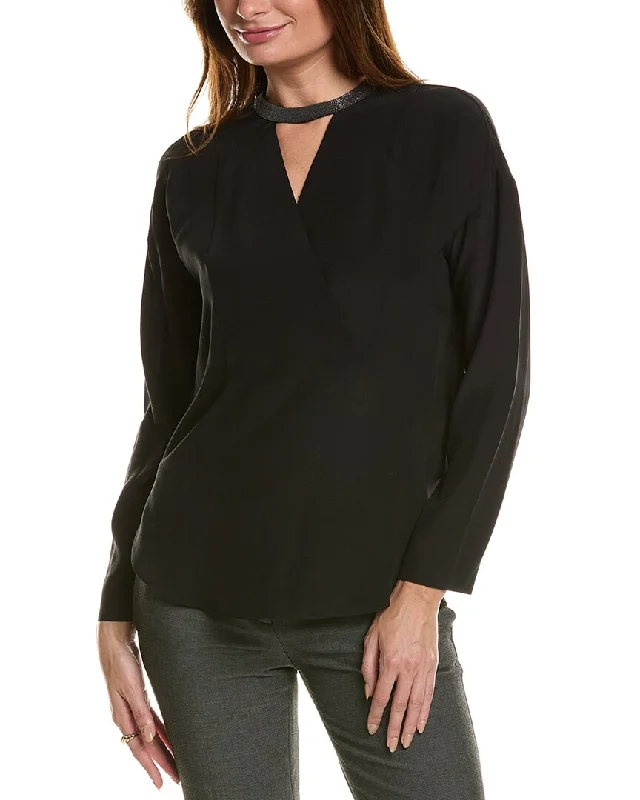 Chic Style, Always In Vogue Brunello Cucinelli Silk Top