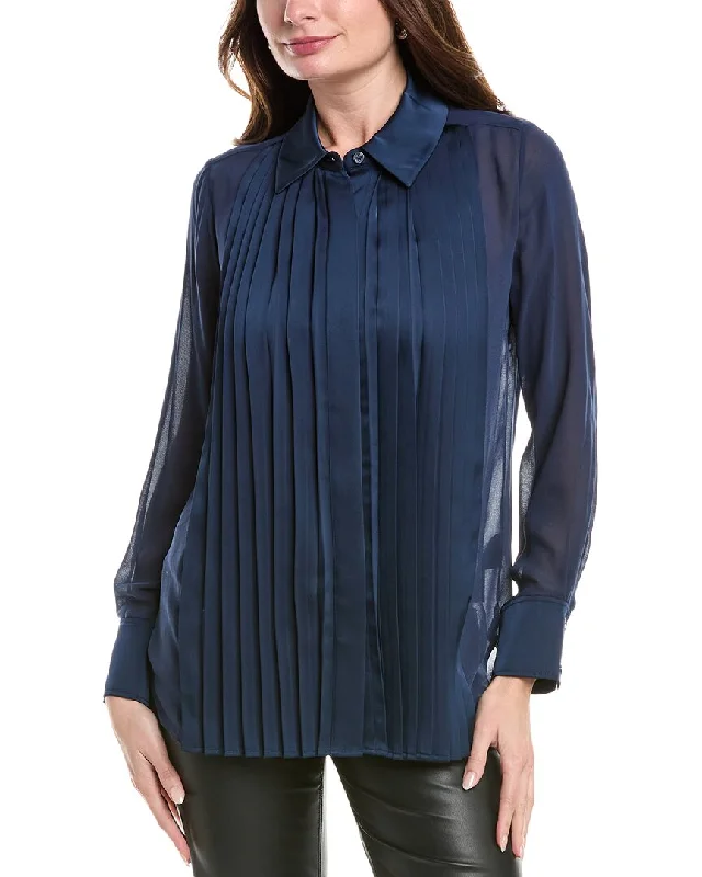 Fashion Forward SIMKHAI Vinka Pleated Shirt