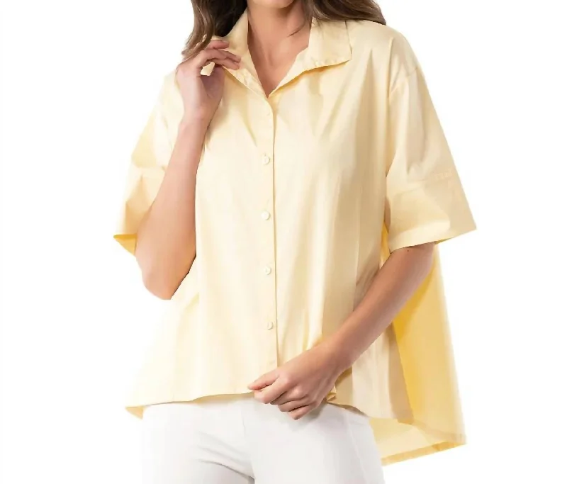 The Latest Trends Easy Breezy Shirt In Sunshine