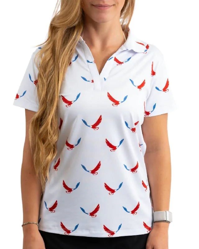 Bold Style Discounts Women's Golf Polo In Ryde'r Die Usa