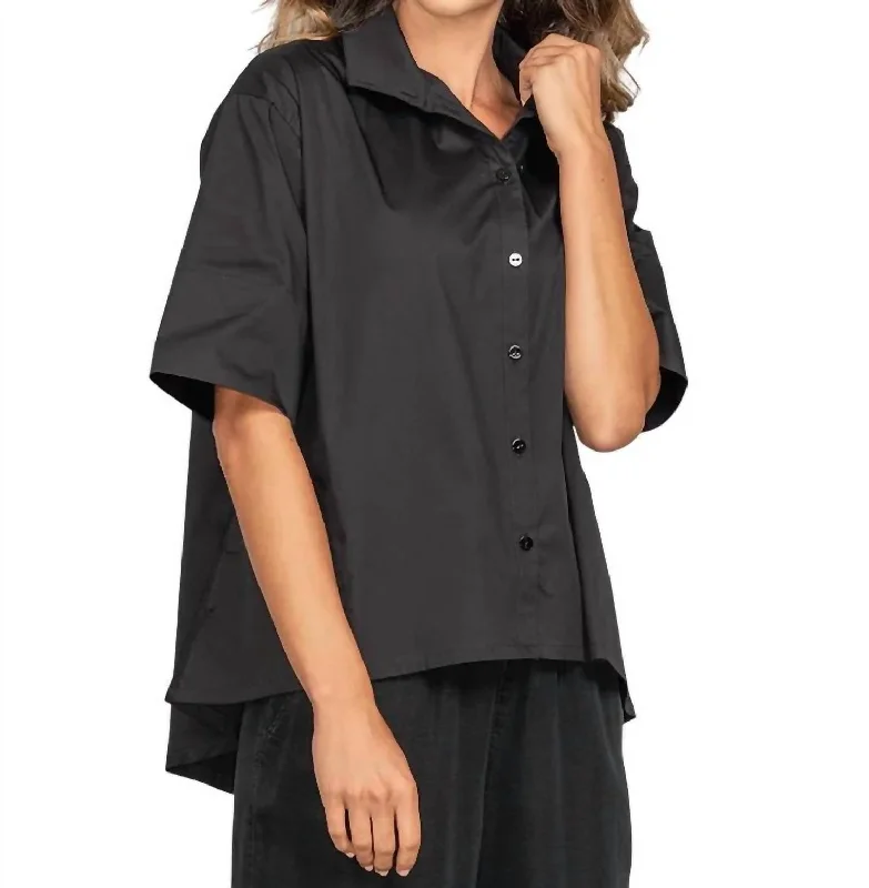 Trendy Pulse Easy Breezy Shirt In Black