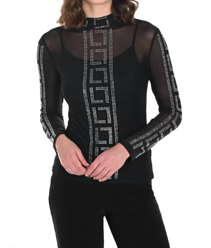 Special Offers, Don't Miss Black Silver Top