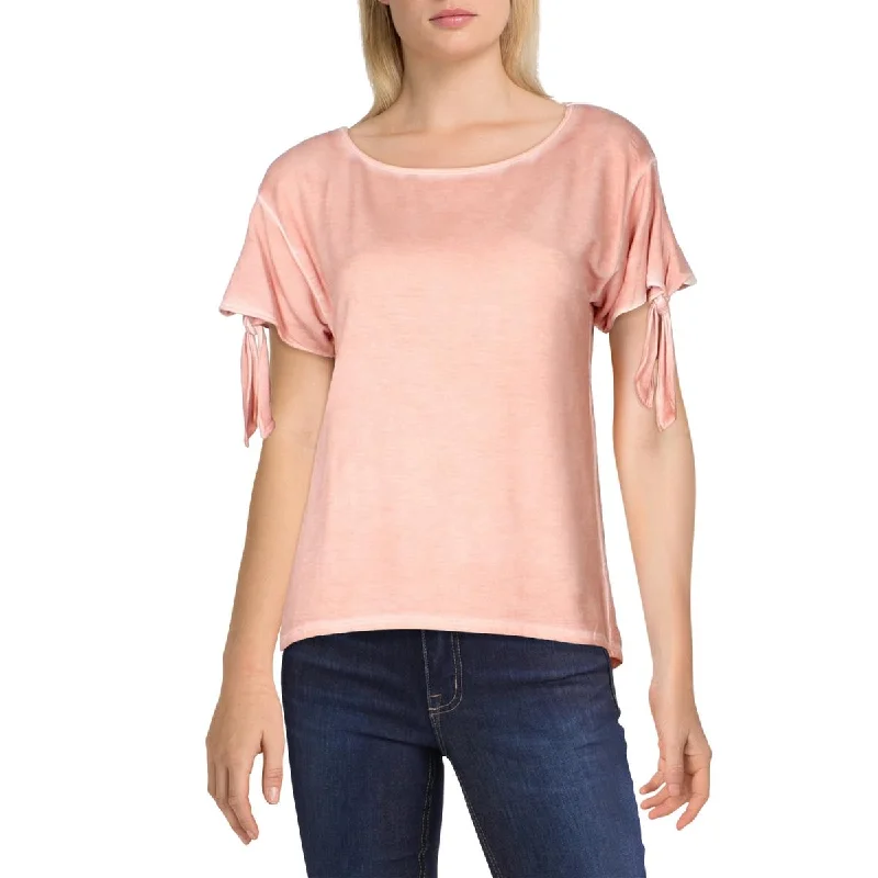 Limited-Time Offer Womens Tencel Knot l Casual Top