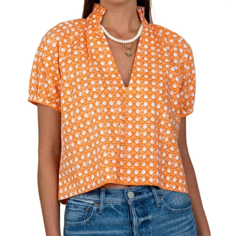 Exclusive Designer Style Deals Elizabeth Top In Wicker