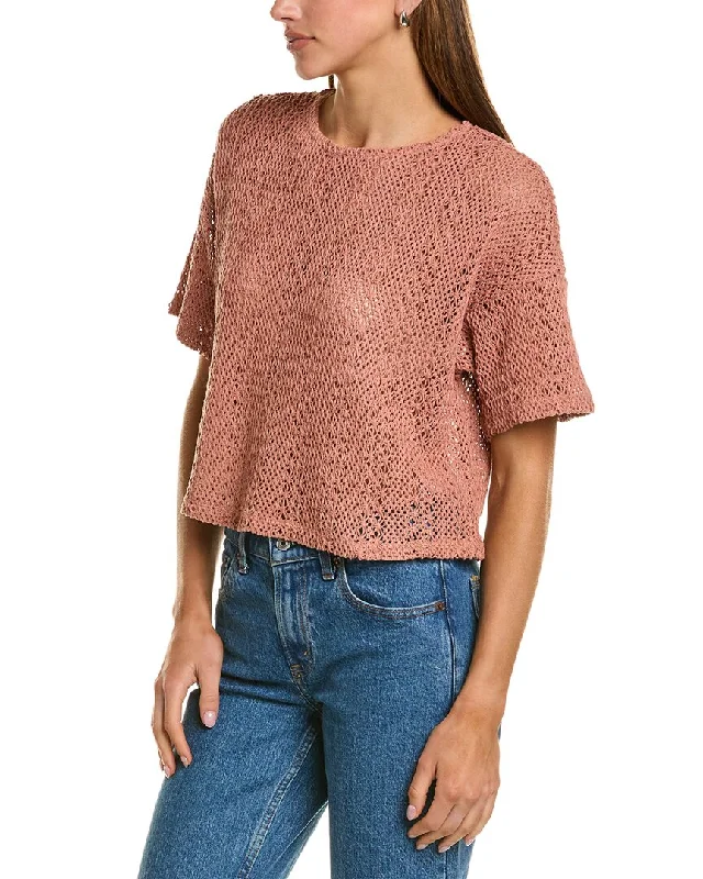 Chic And Edgy Splendid Finley Crochet Top